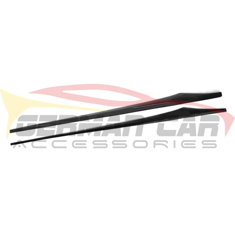 2013-2018 BMW 6-Series/M6 Carbon Fiber V Style Side Skirts | F06/F12/F13