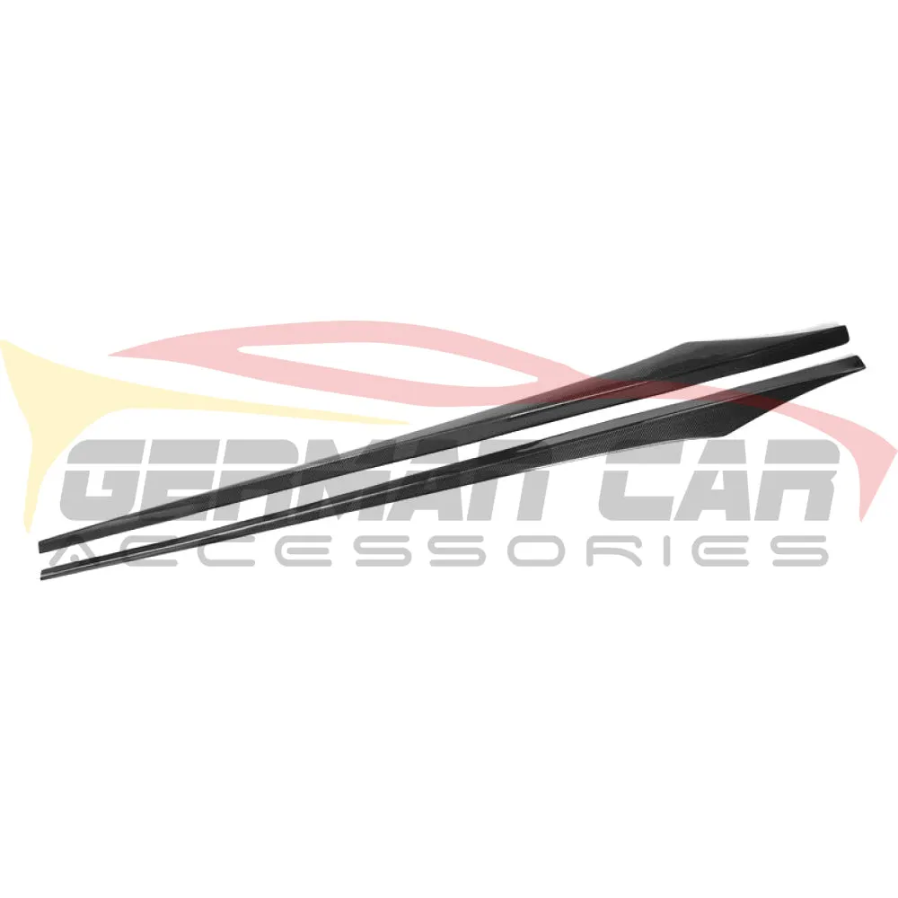 2013-2018 BMW 6-Series/M6 Carbon Fiber V Style Side Skirts | F06/F12/F13