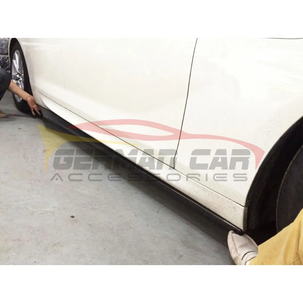 2013-2018 BMW 6-Series/M6 Carbon Fiber V Style Side Skirts | F06/F12/F13