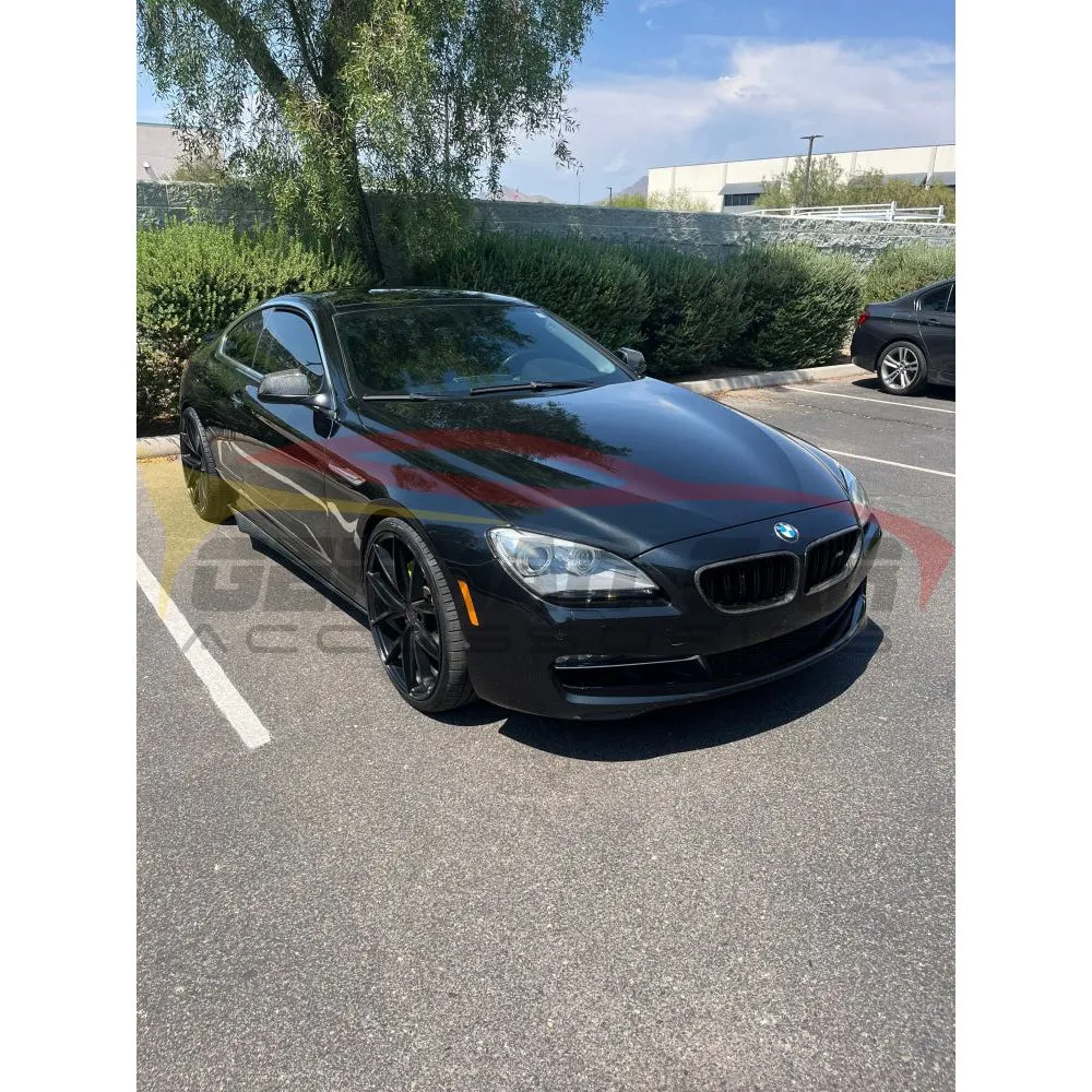 2013-2018 BMW 6-Series/M6 Carbon Fiber V Style Side Skirts | F06/F12/F13