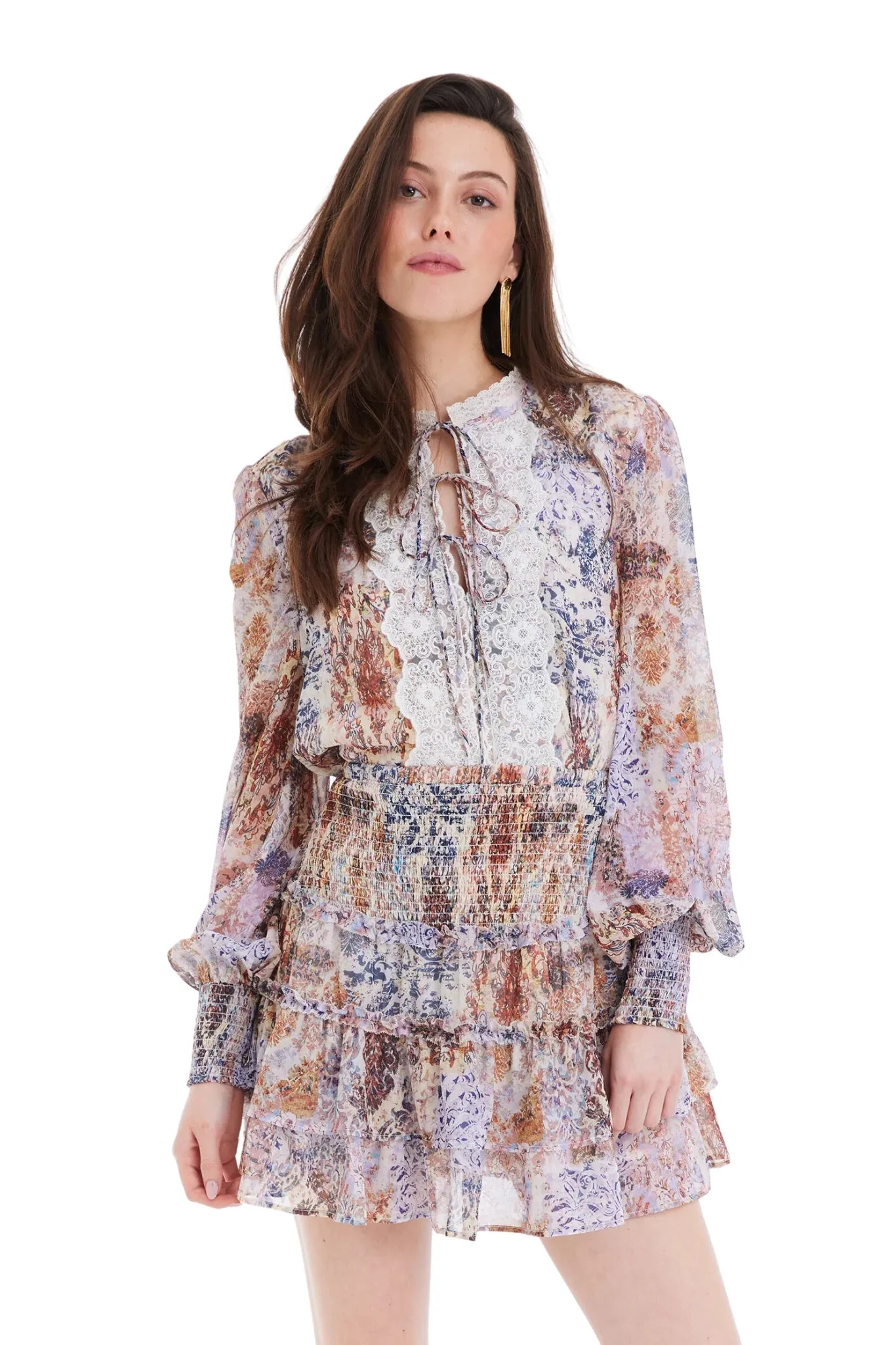 ALLISON Naomi Mini Skirt - Patchwork
