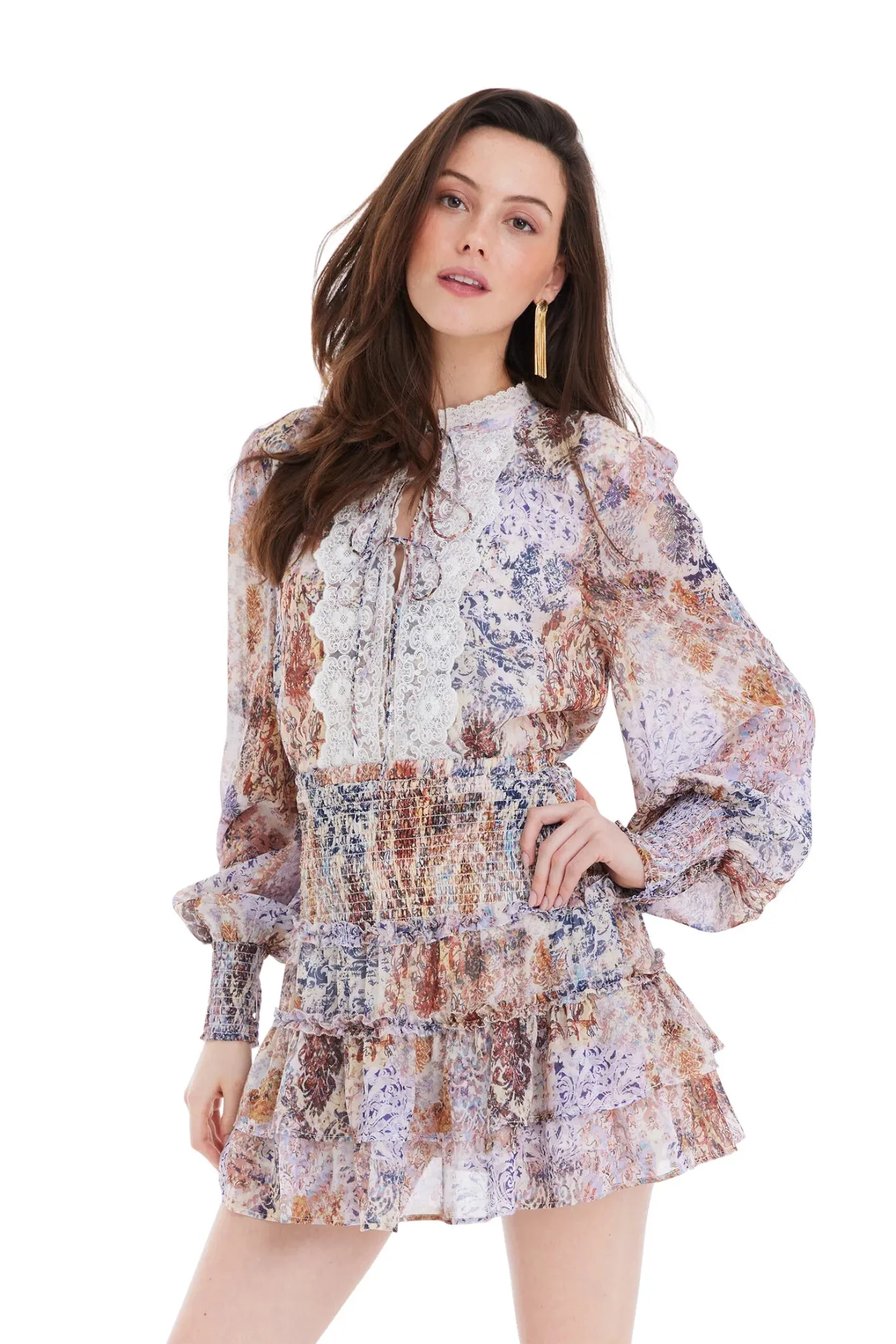 ALLISON Naomi Mini Skirt - Patchwork