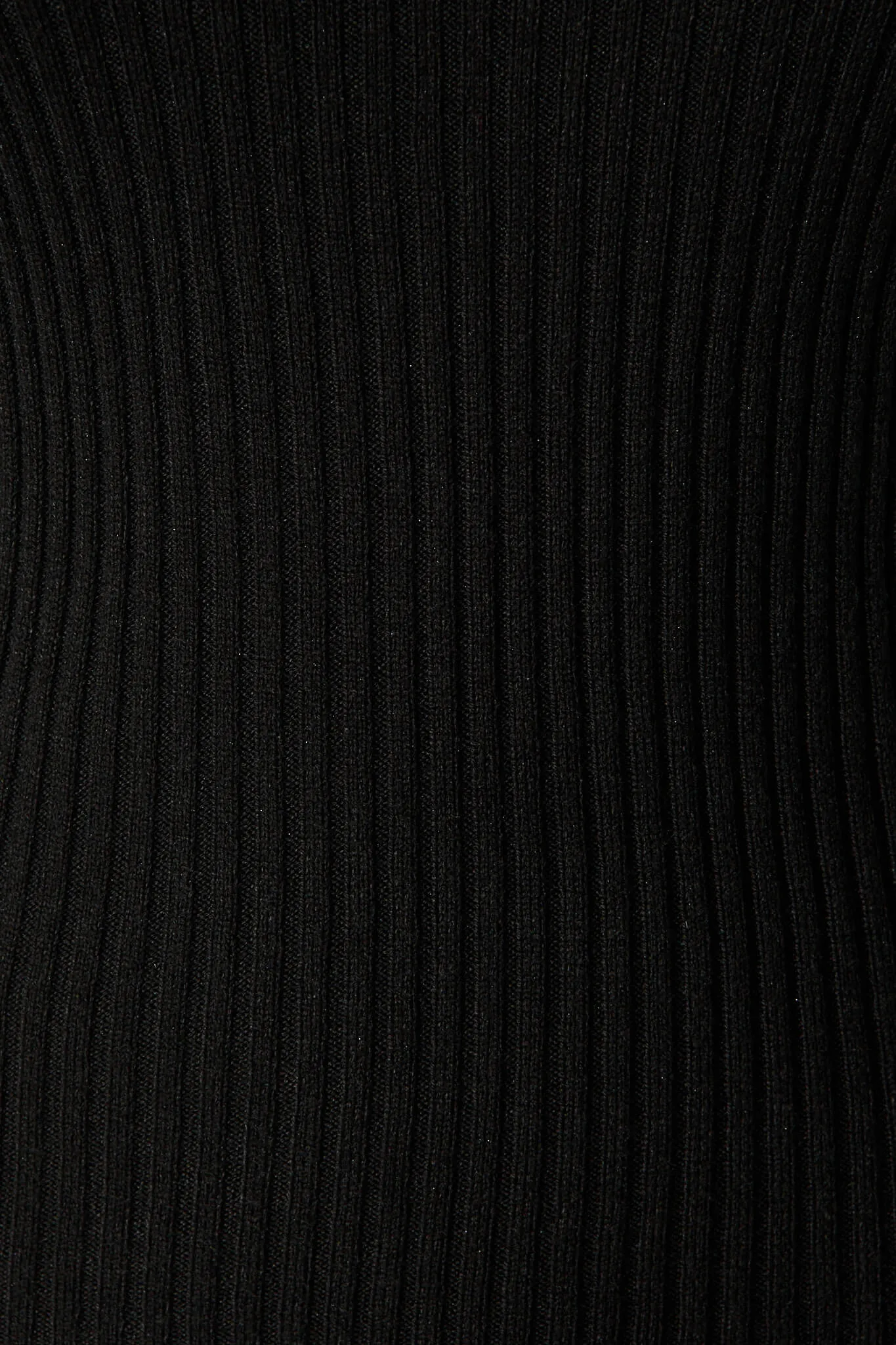 Black Heather Knit Shirt