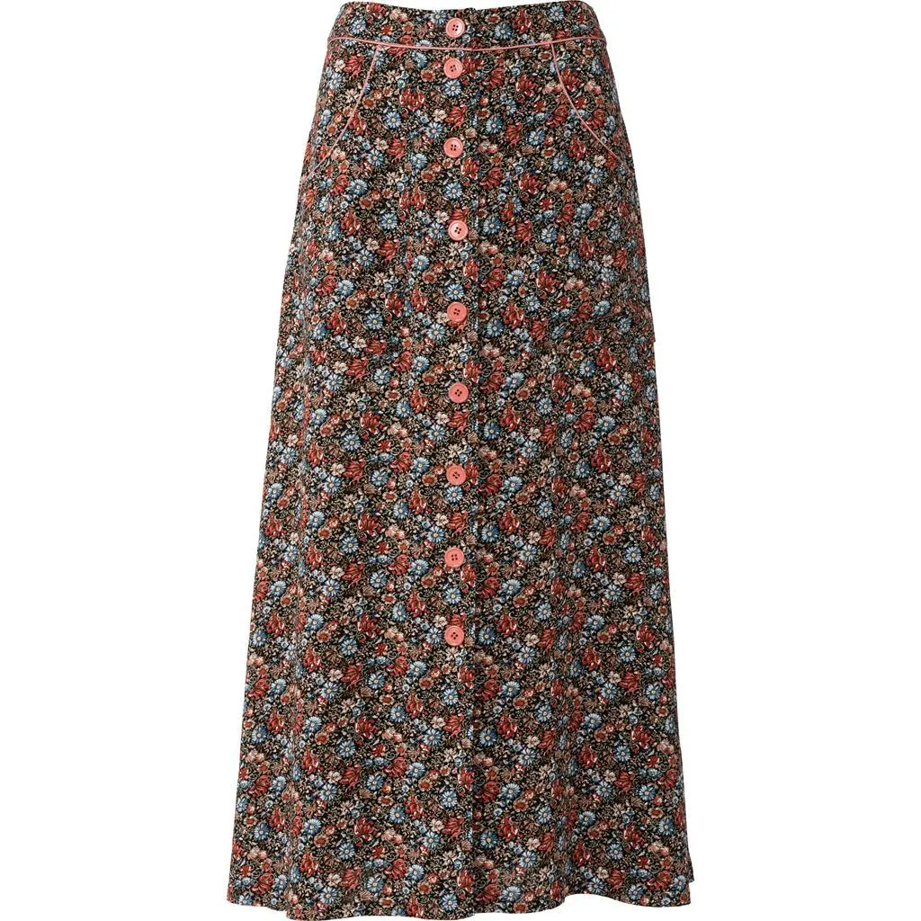 Burda Style Pattern B6252 Misses' Skirts, Front Fastening, Mini or Midi Length with Pocket Variations