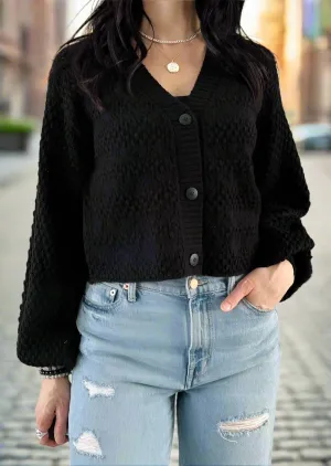 BUTTON FRONT SWEATER