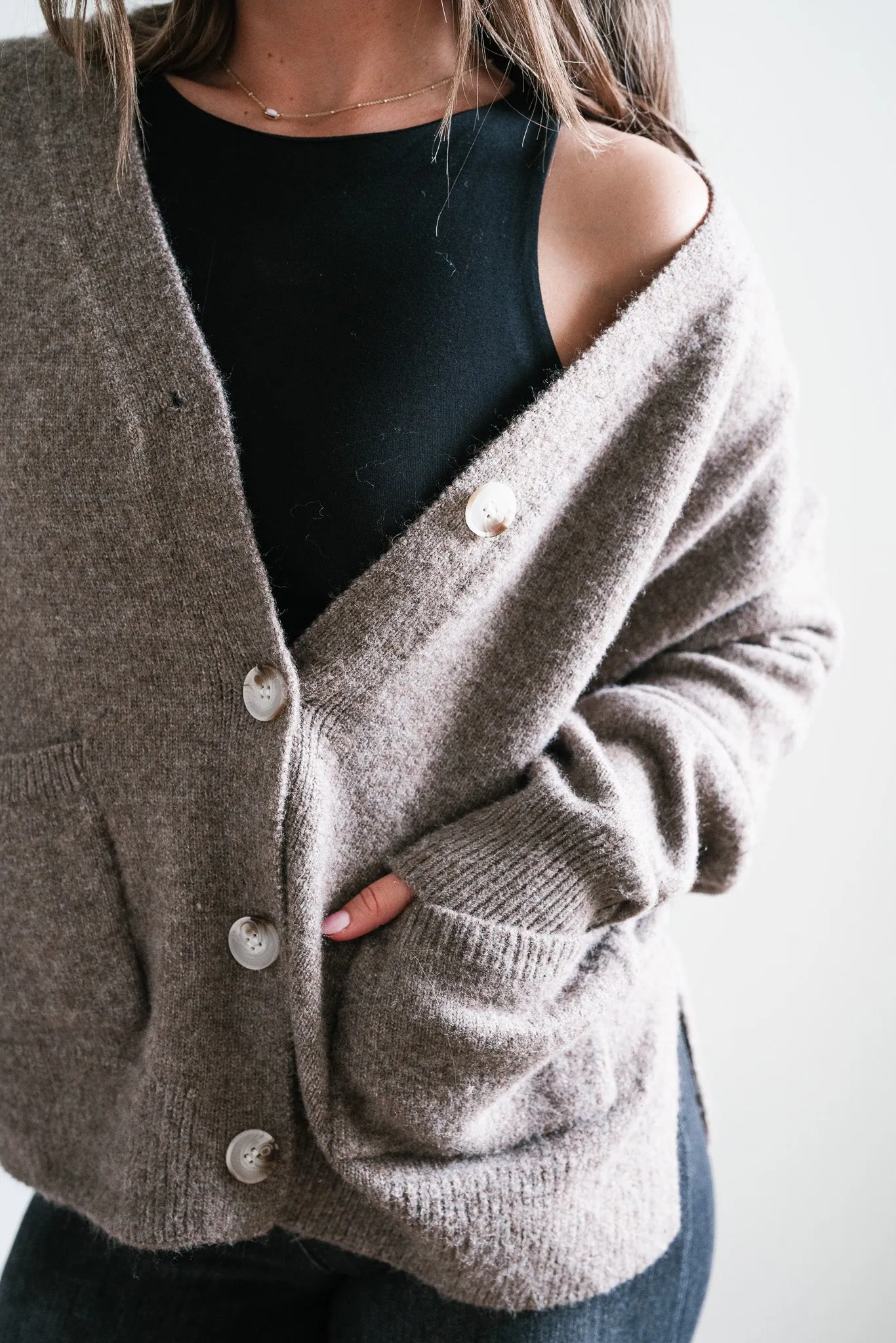 Cozy In The City Button Up Cardi