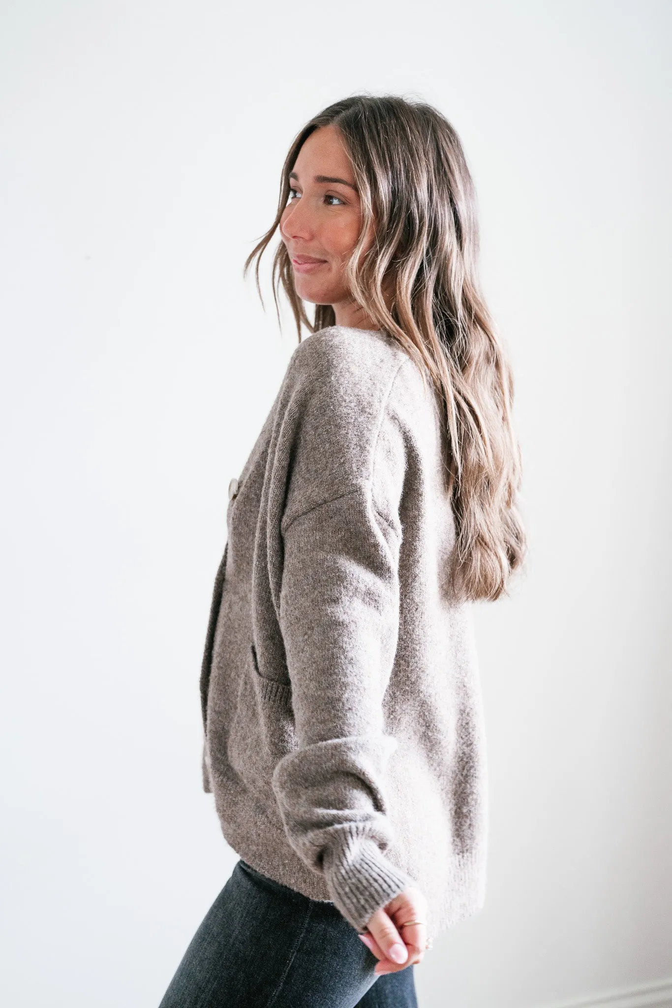 Cozy In The City Button Up Cardi