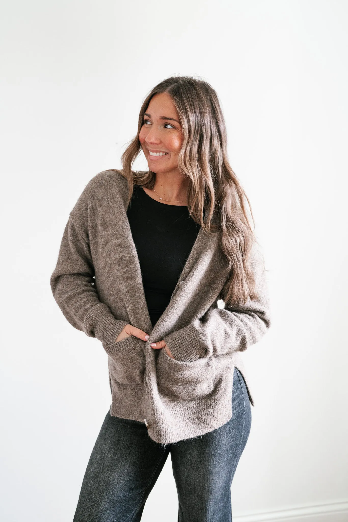 Cozy In The City Button Up Cardi
