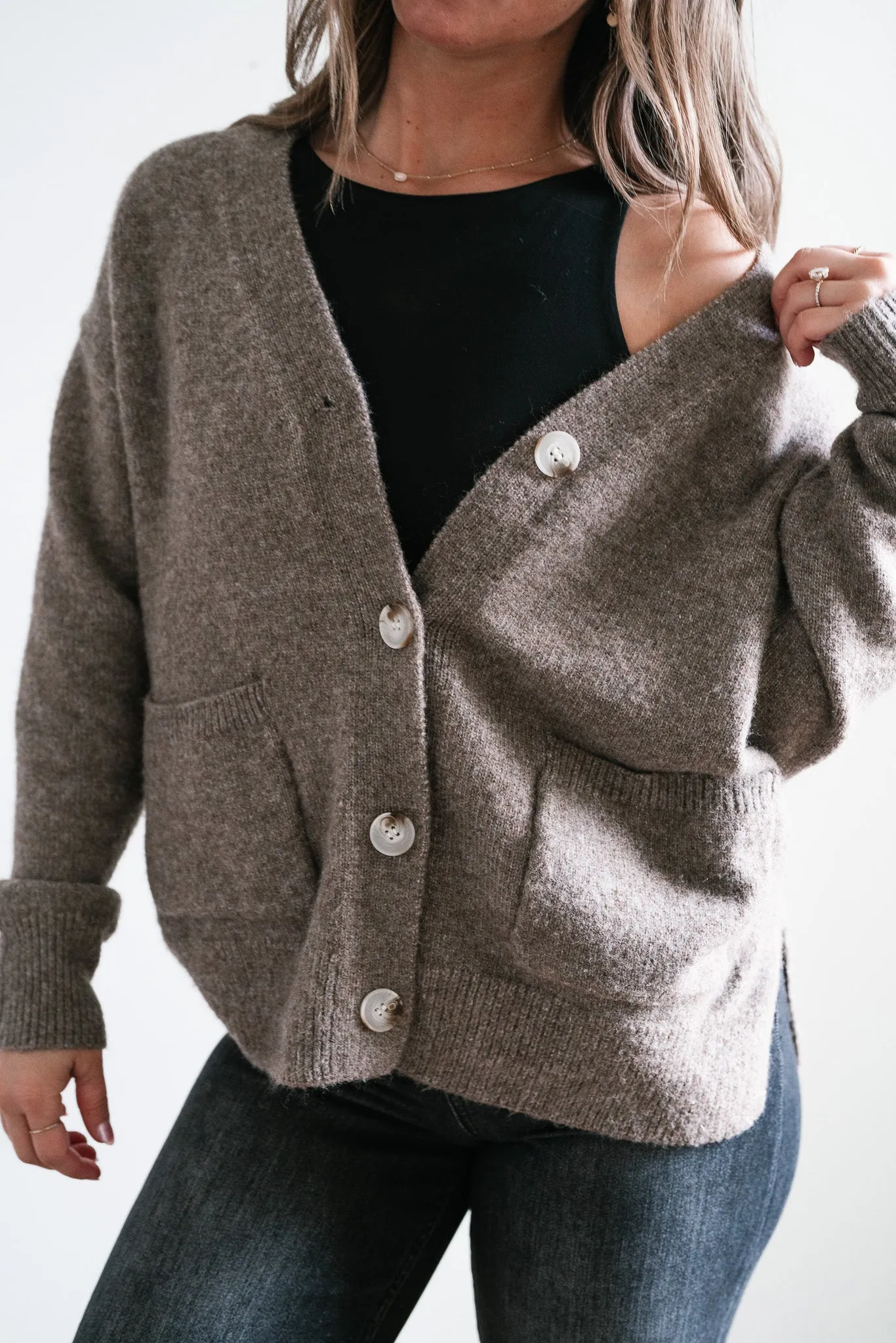 Cozy In The City Button Up Cardi