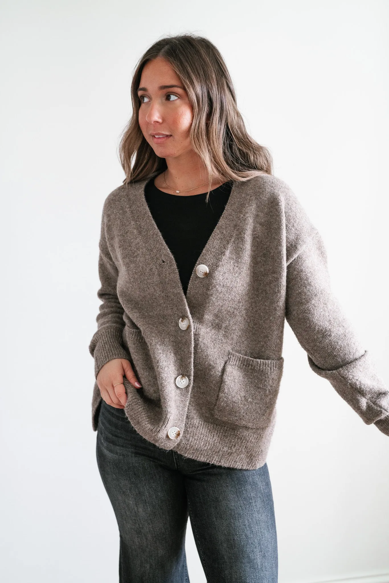 Cozy In The City Button Up Cardi