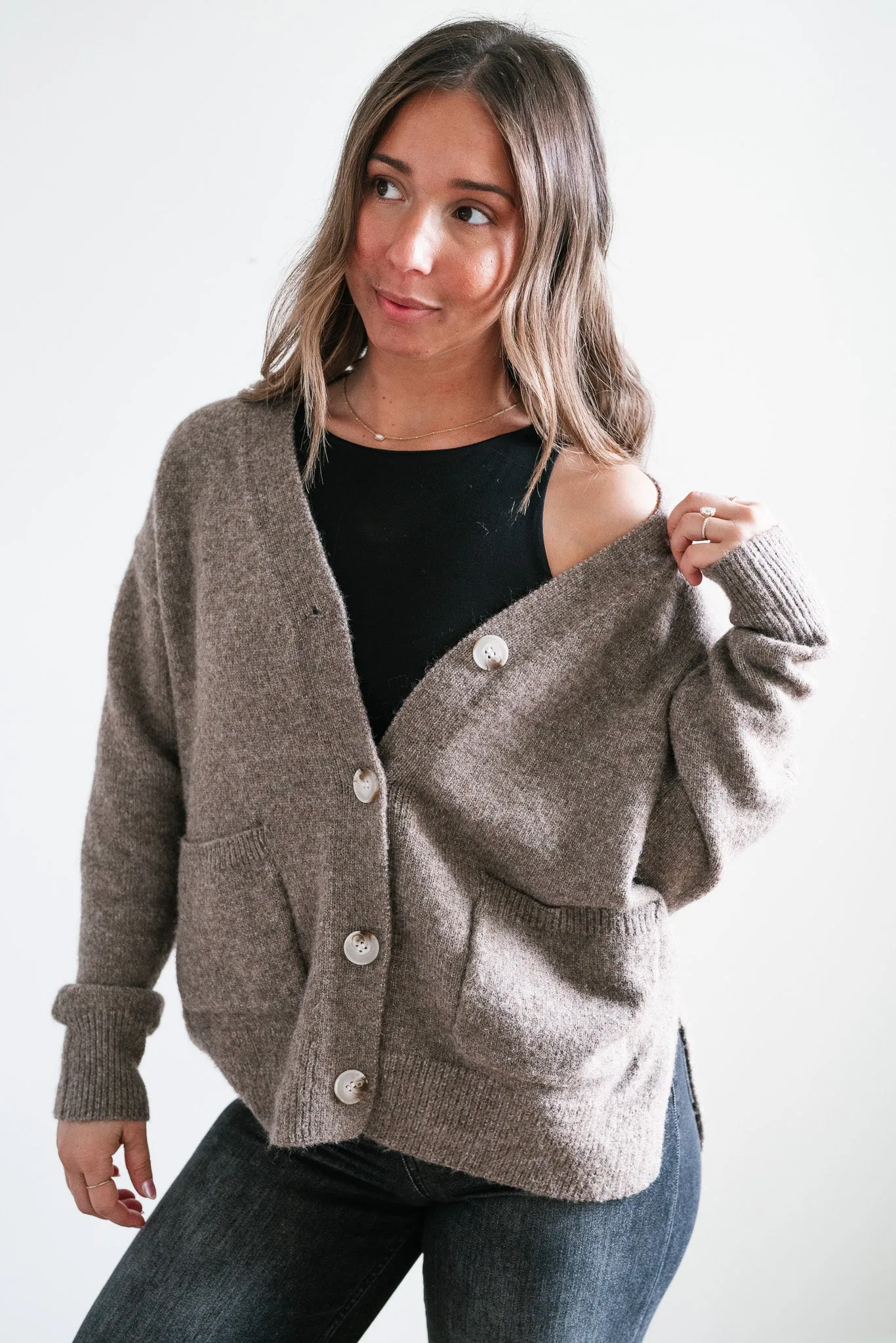 Cozy In The City Button Up Cardi