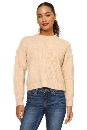 Crop Patchwork Boxy Sweater