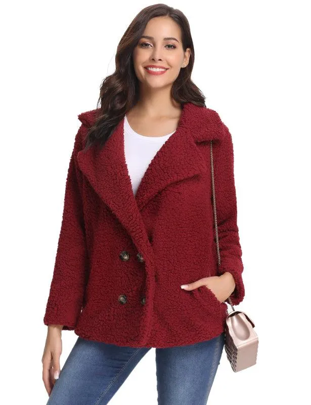 Fashion All-Match Casual Ladies Plush Coat
