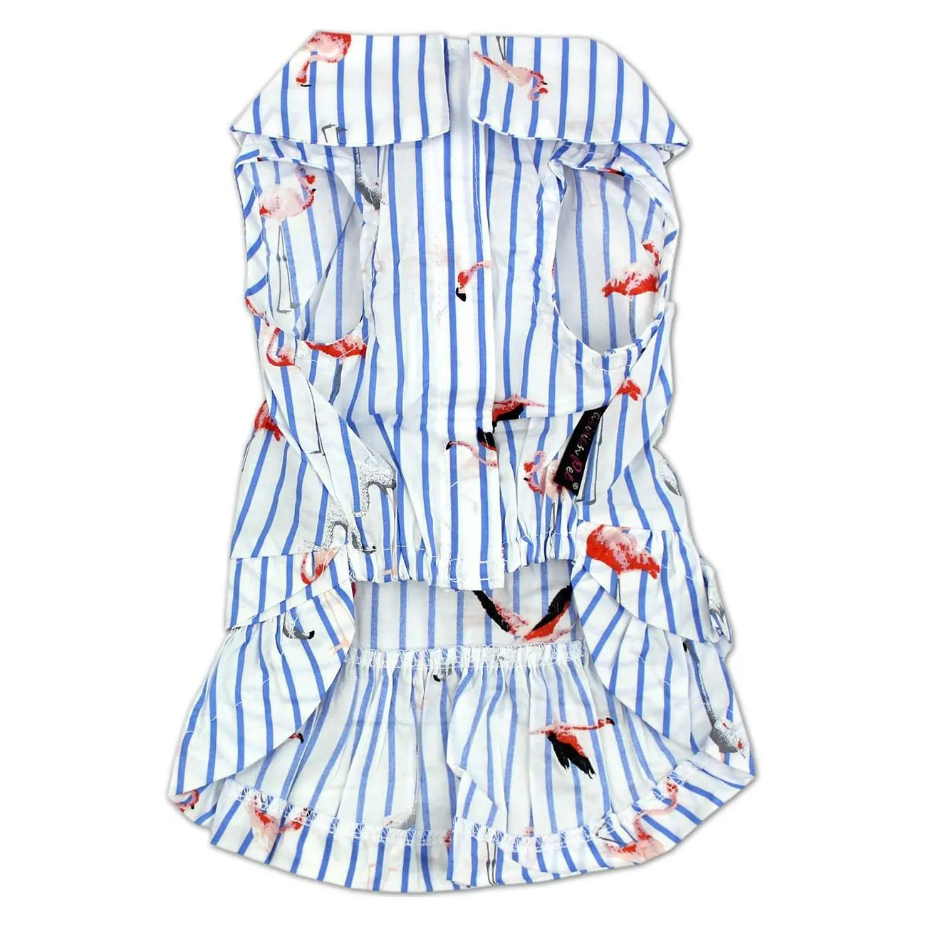 flamingo striped dress