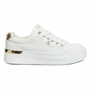 GBG Los Angeles Wendie Sneakers Women - WHTGLD