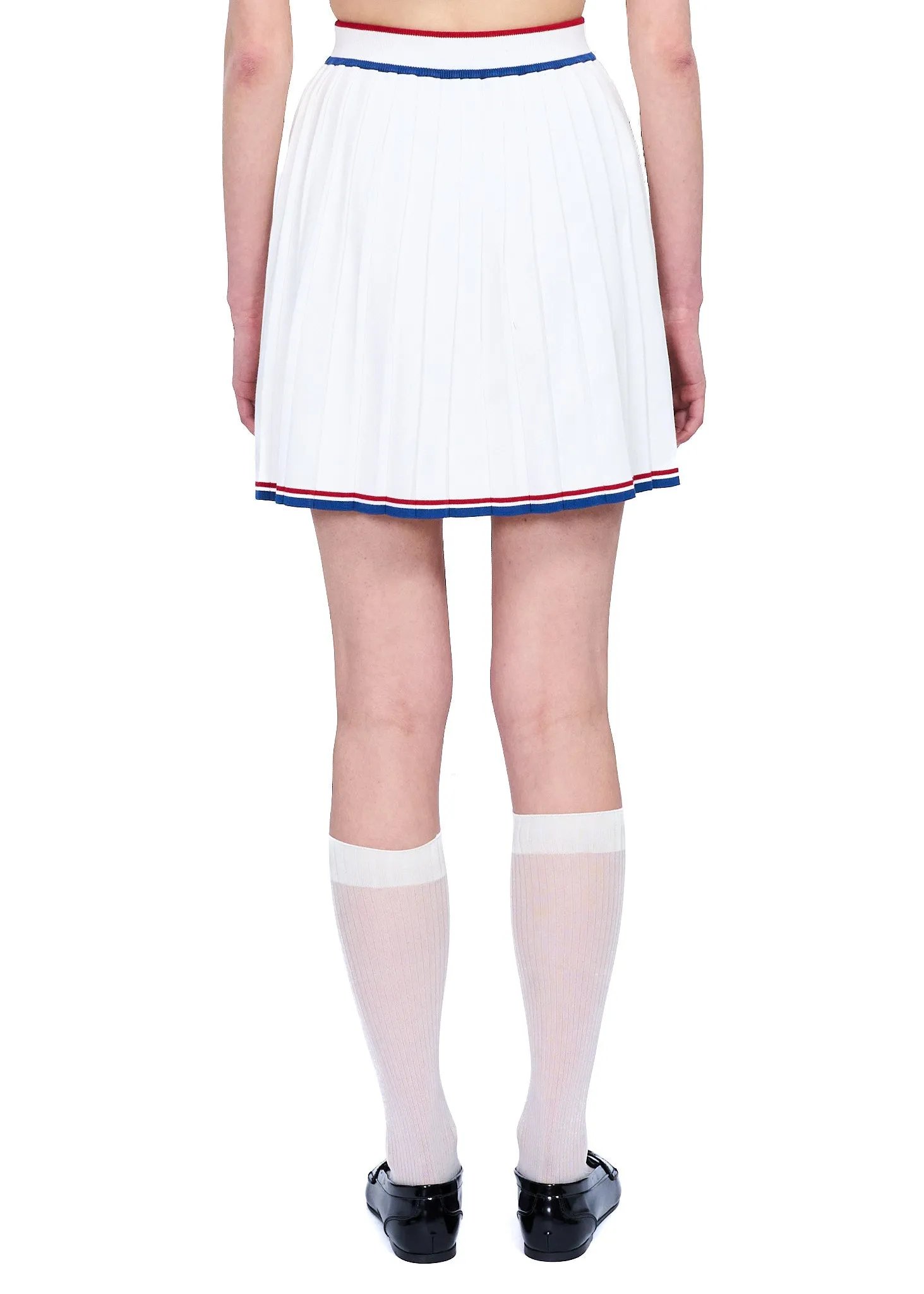 GCDS Wear Pleated Knit Skirt