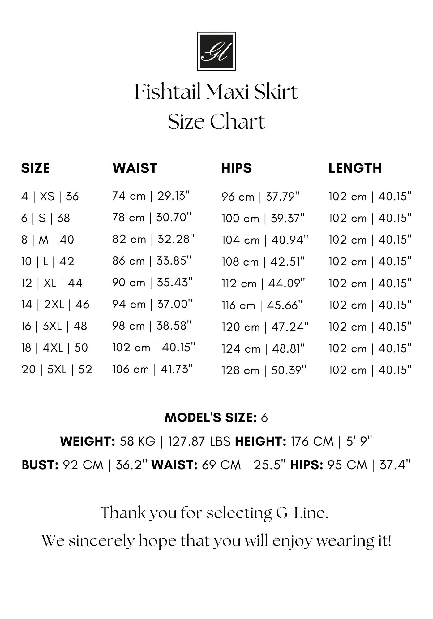 Grey Fishtail Maxi Skirt | Regular & Plus Size