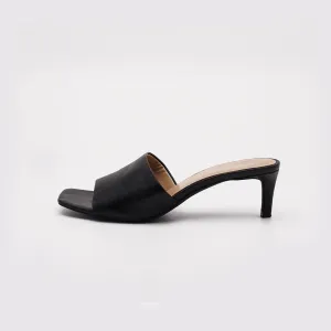 H&M Black Heel Mules