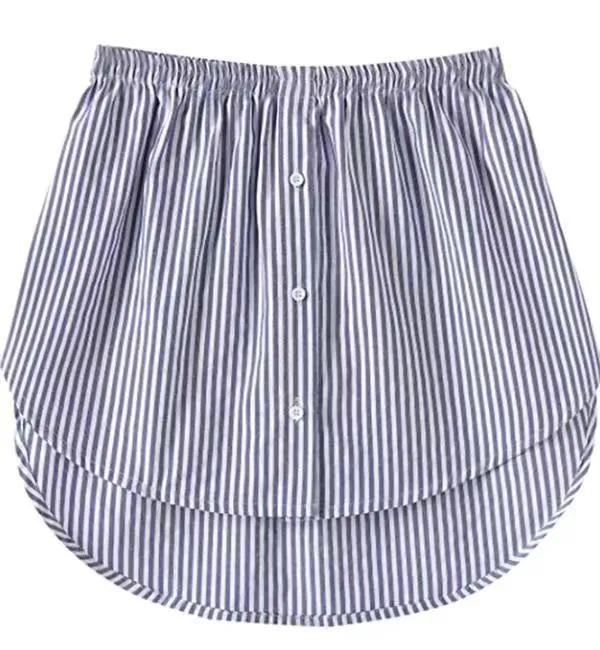 Hem Plaid Sweater Skirt Dress Inner Wear