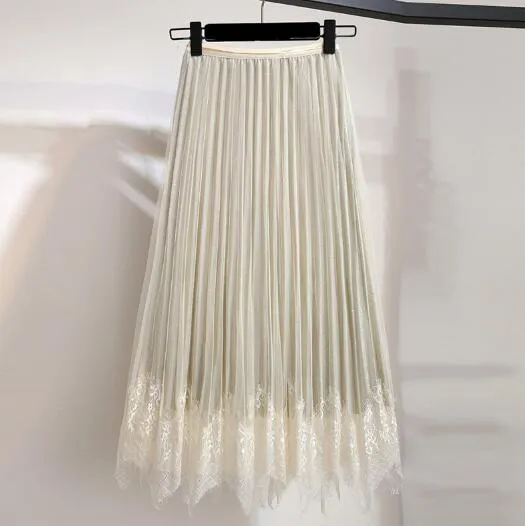 High Waist Mesh Skirt