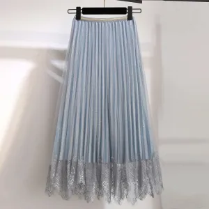 High Waist Mesh Skirt