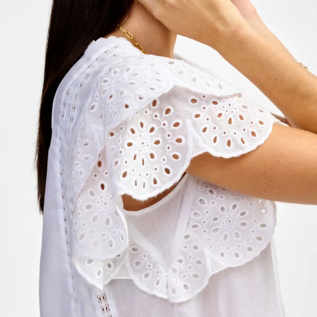 Hudalla Blouse (White)