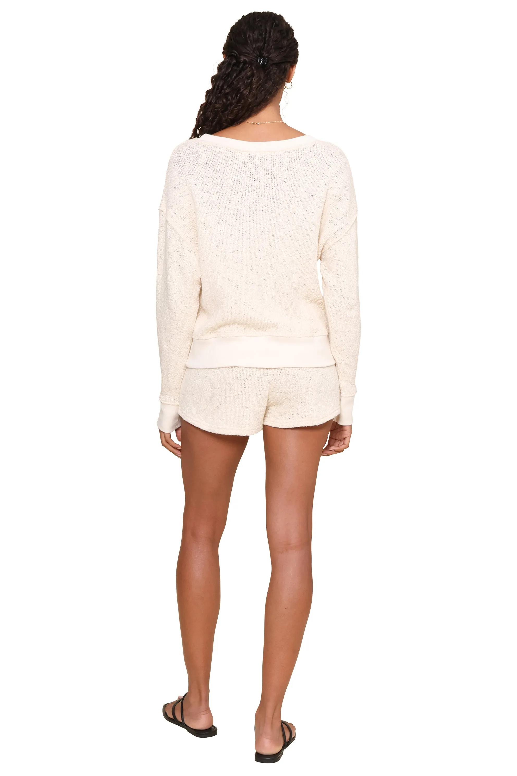 Juliette Cotton Slub Mesh Top