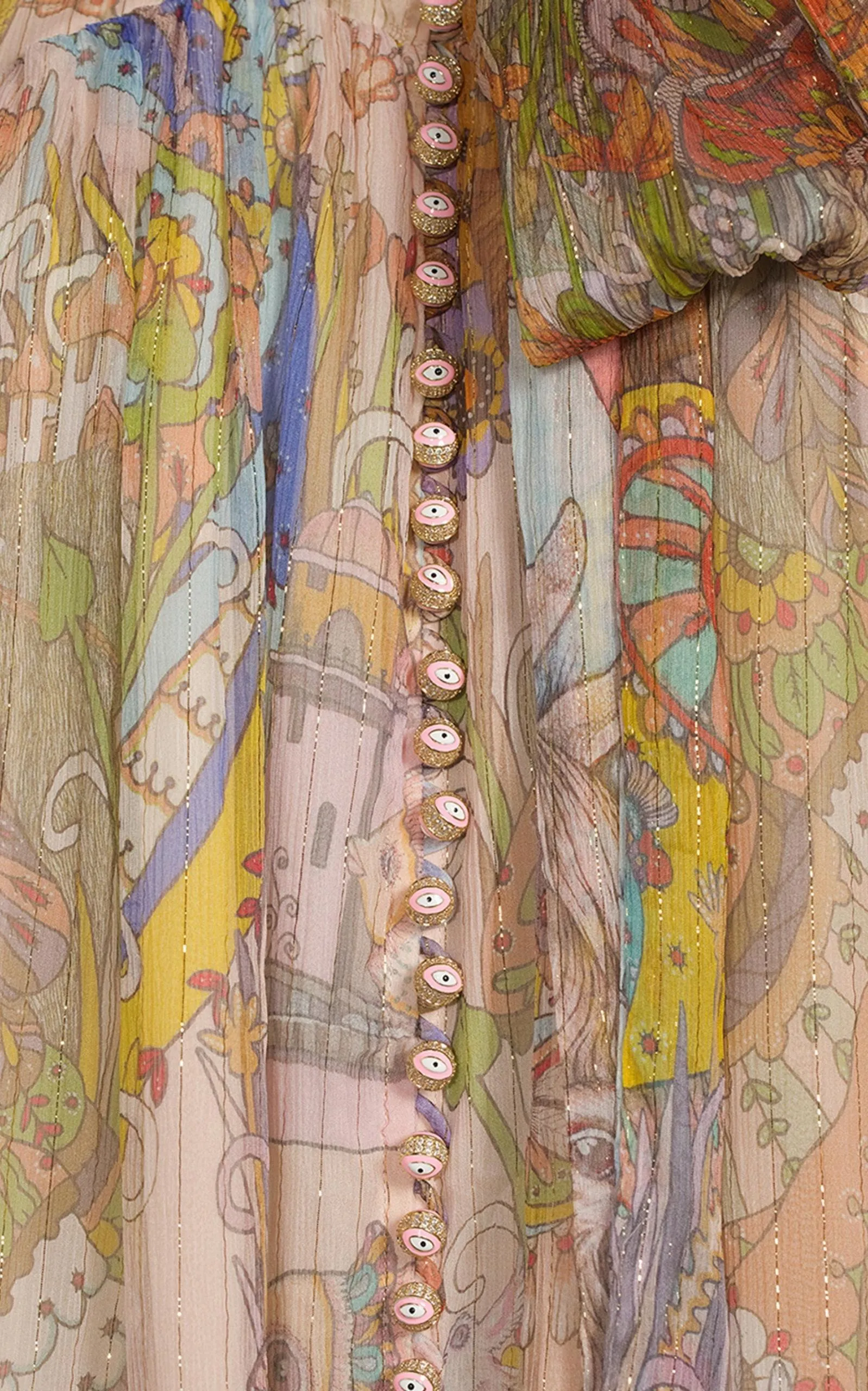 Kaleidoscope Silk & Lurex Shirt