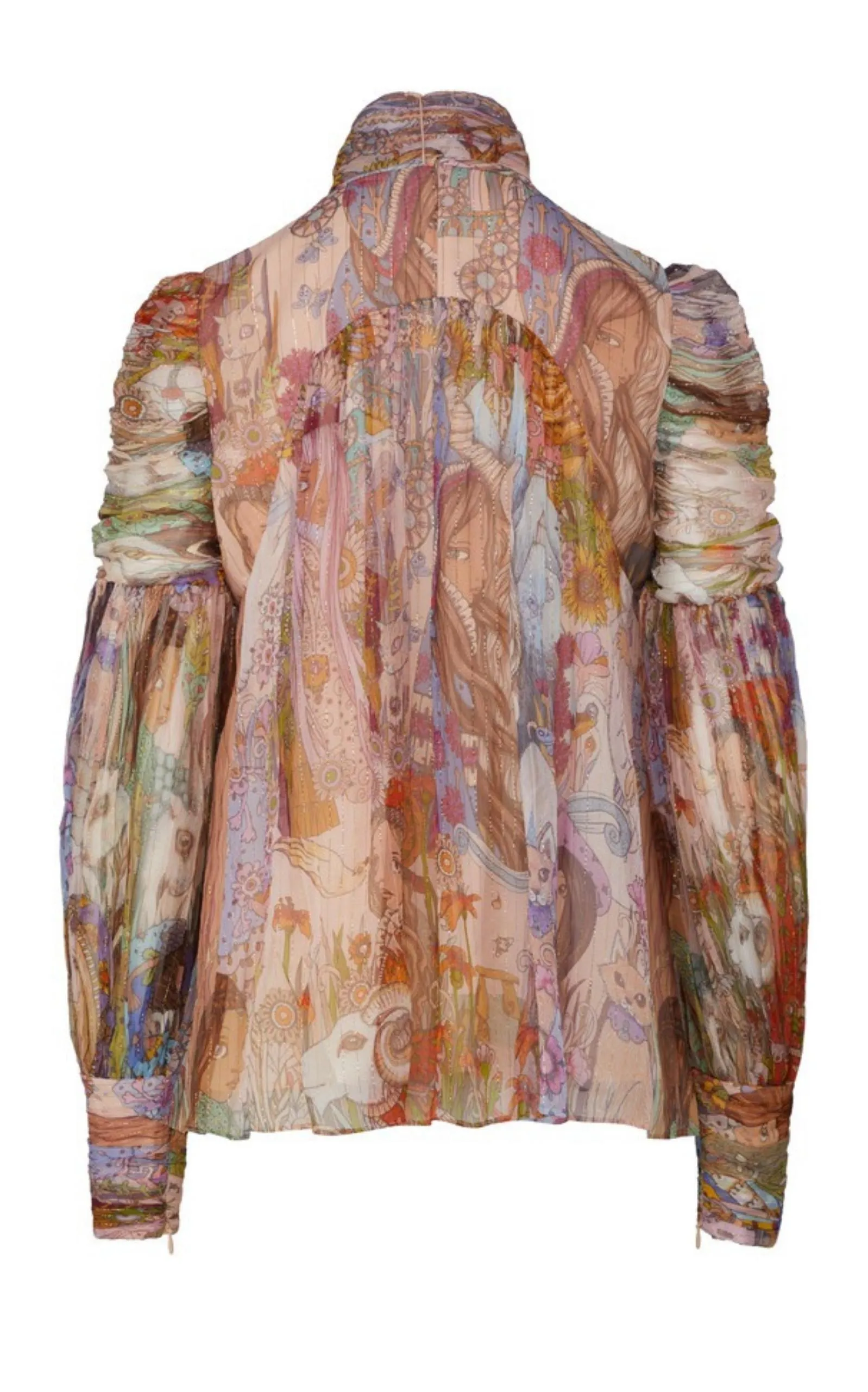 Kaleidoscope Silk & Lurex Shirt