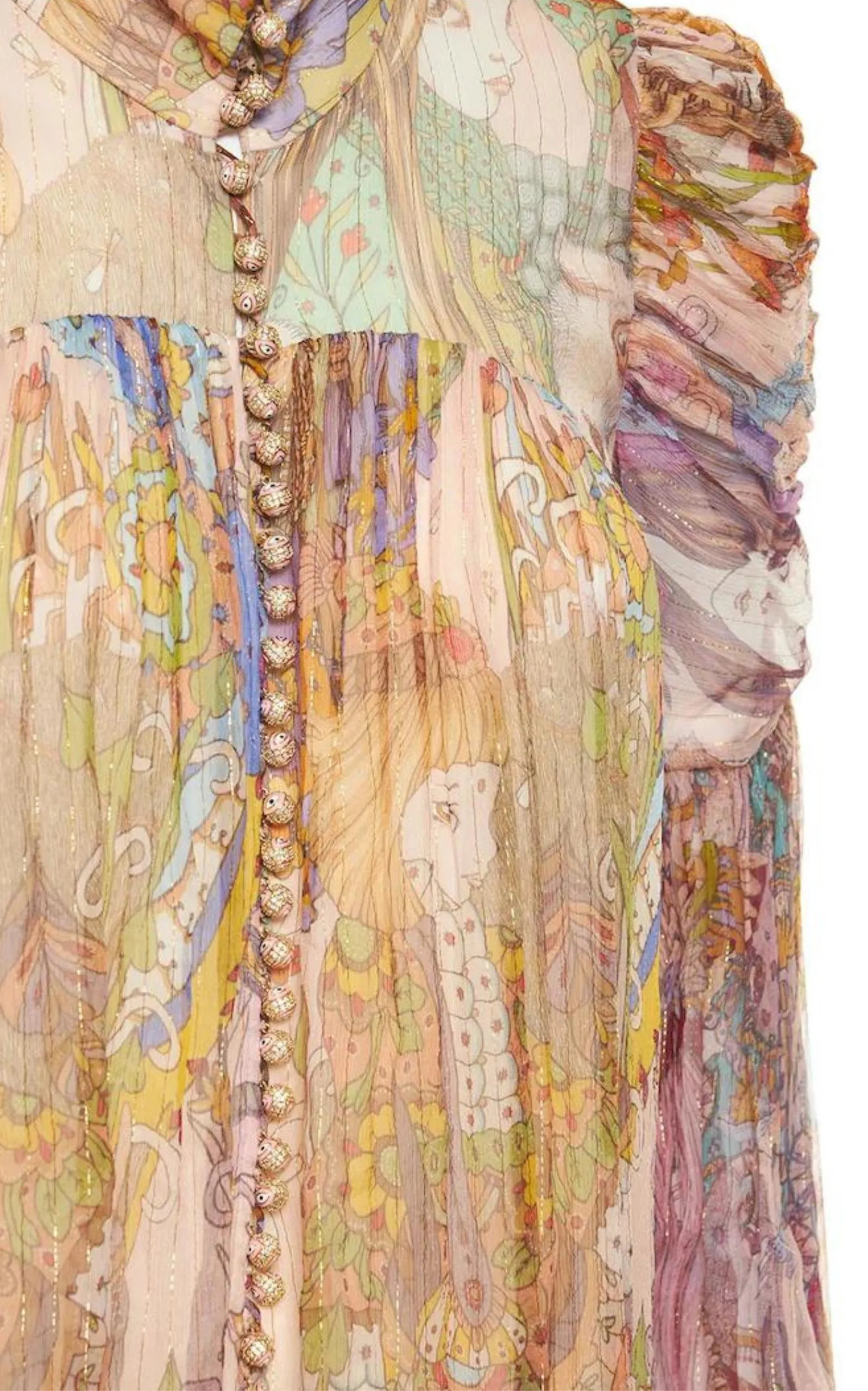 Kaleidoscope Silk & Lurex Shirt