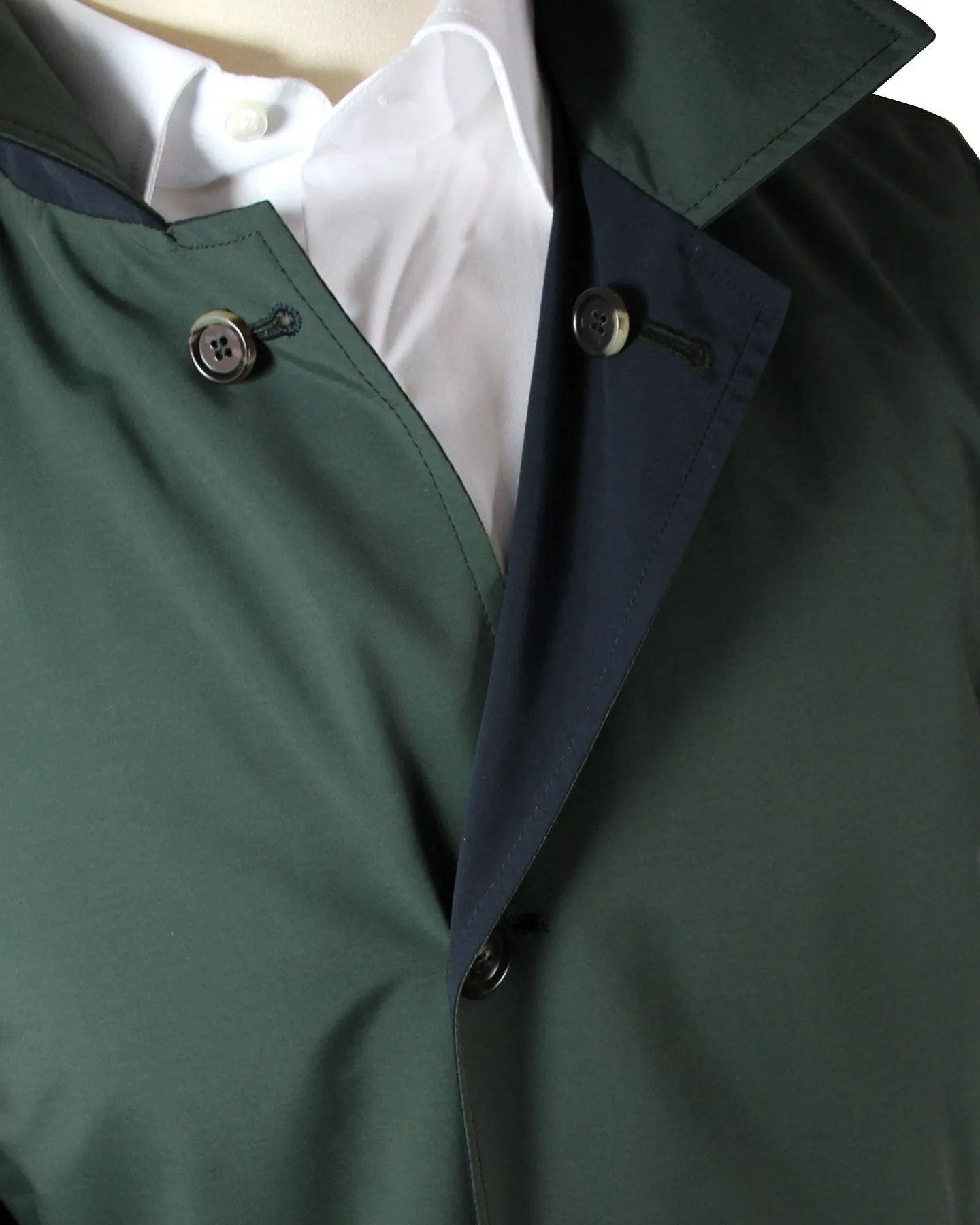 Kired Jacket Reversible Dark Blue/ Green Rain Coat EU 50/ M SALE