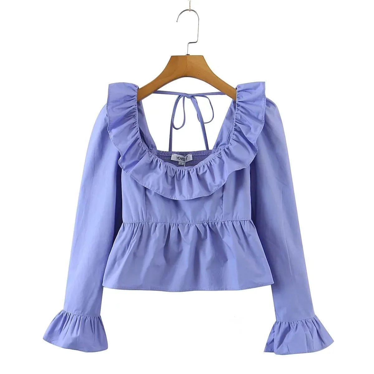 Lani Babydoll Ruffle Blouse - 5 Colors