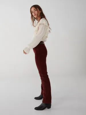 Lara Trousers - Corduroy Marsala