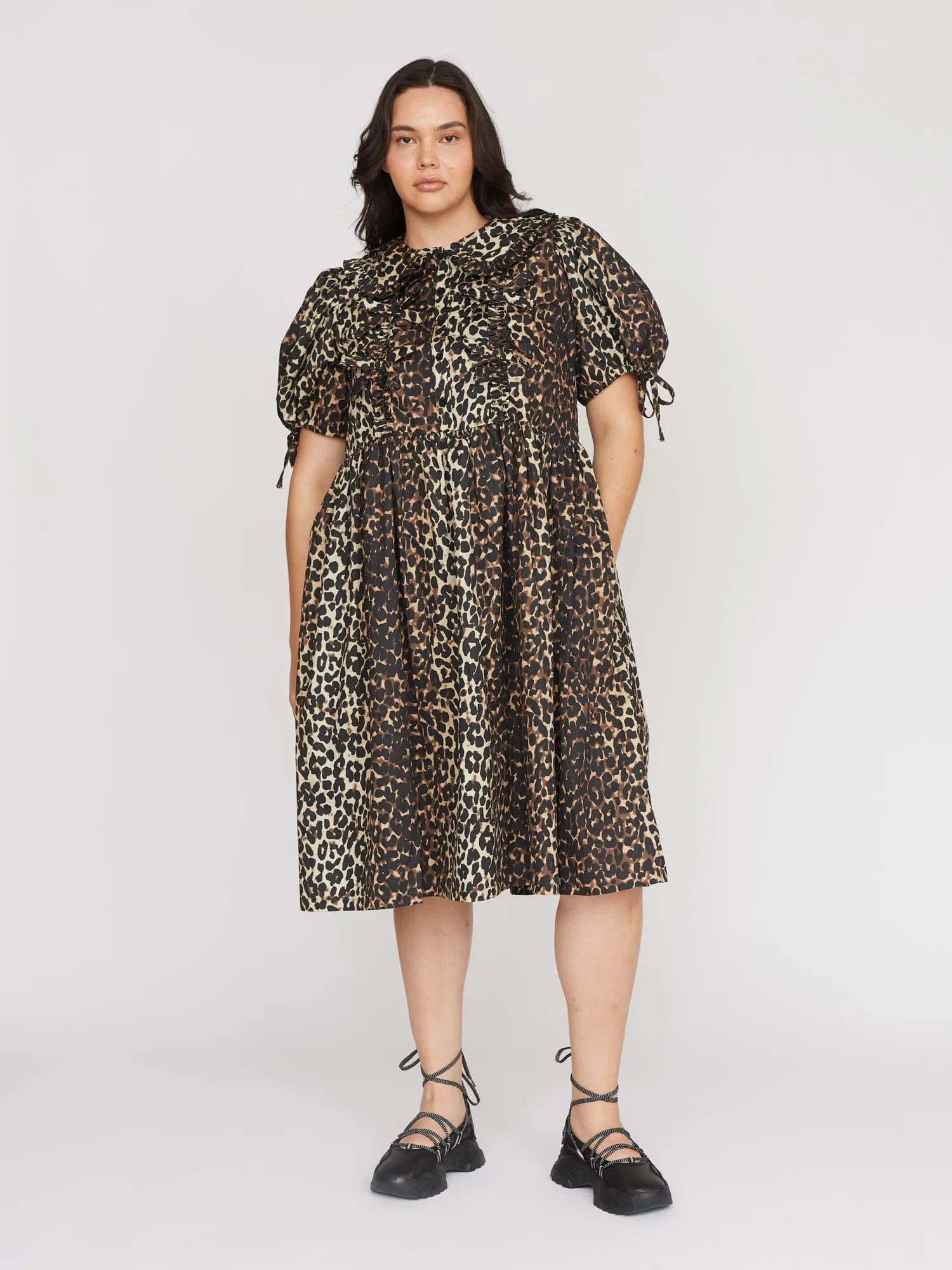 Leopard Smock Dress