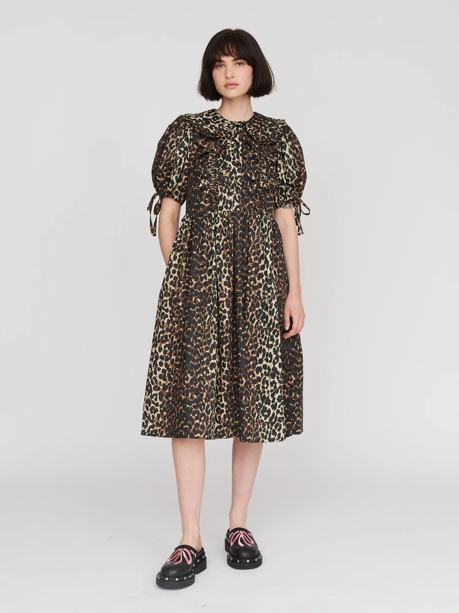Leopard Smock Dress