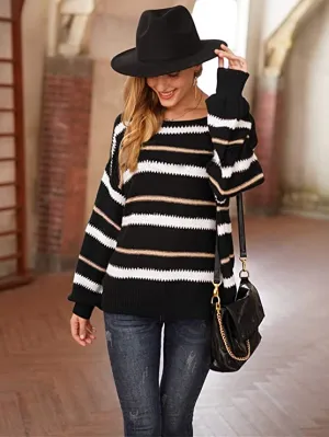 Loose Knit Stripe Dom Sweater