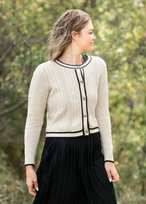 Mia Cotton Button Up Cardigan