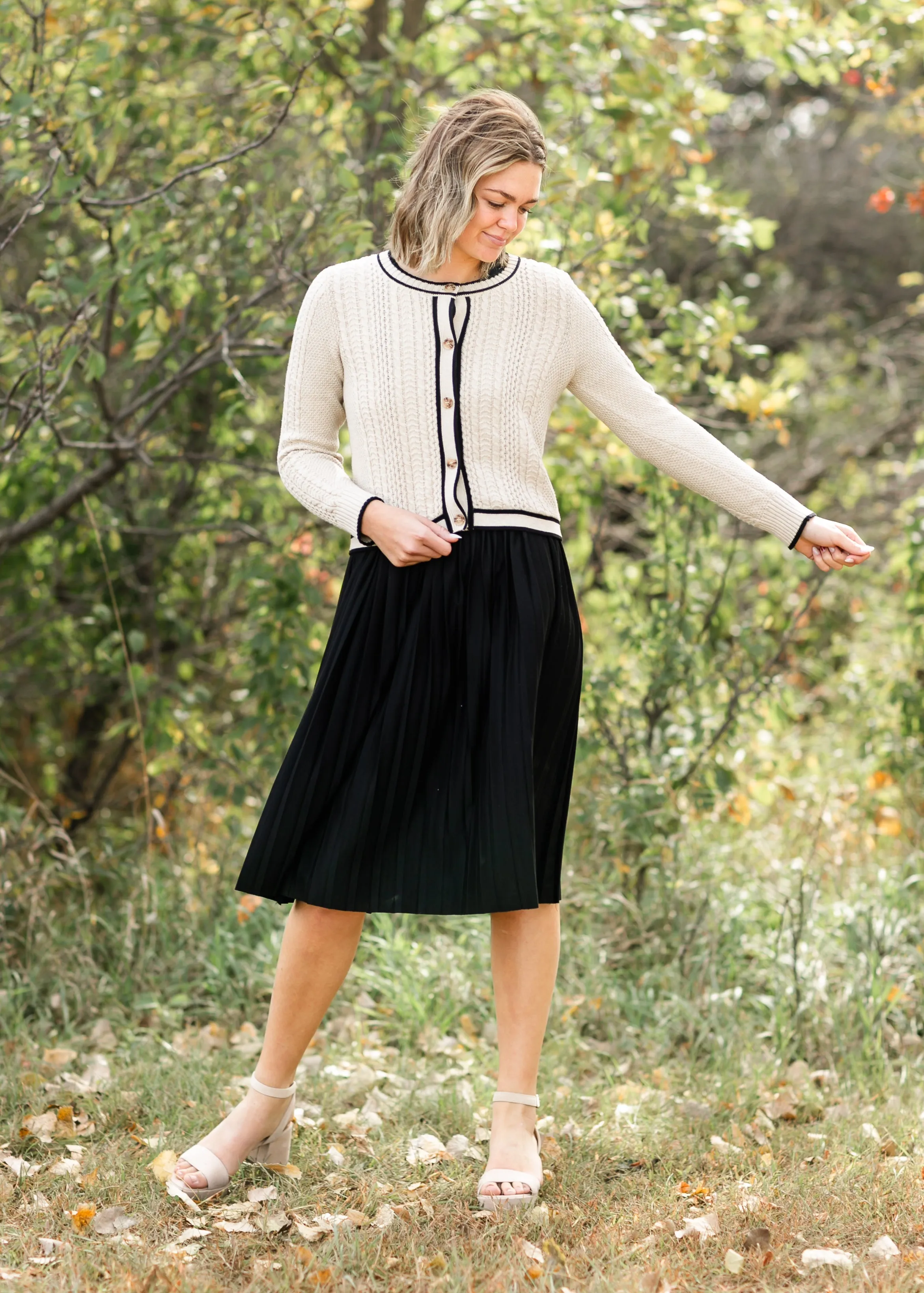 Mia Cotton Button Up Cardigan