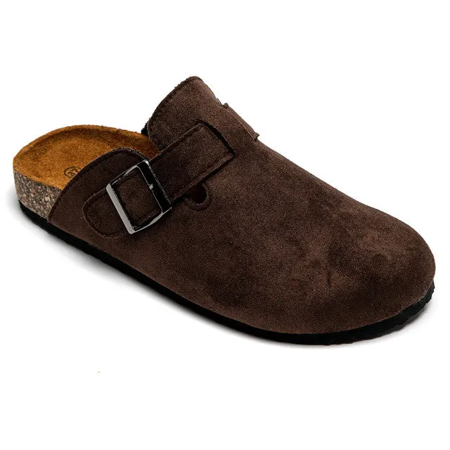 Mules femme marron avec boucle - Judy