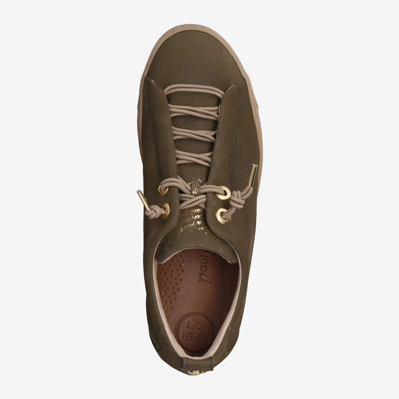 Paul green nubuk military sneaker 5017-254