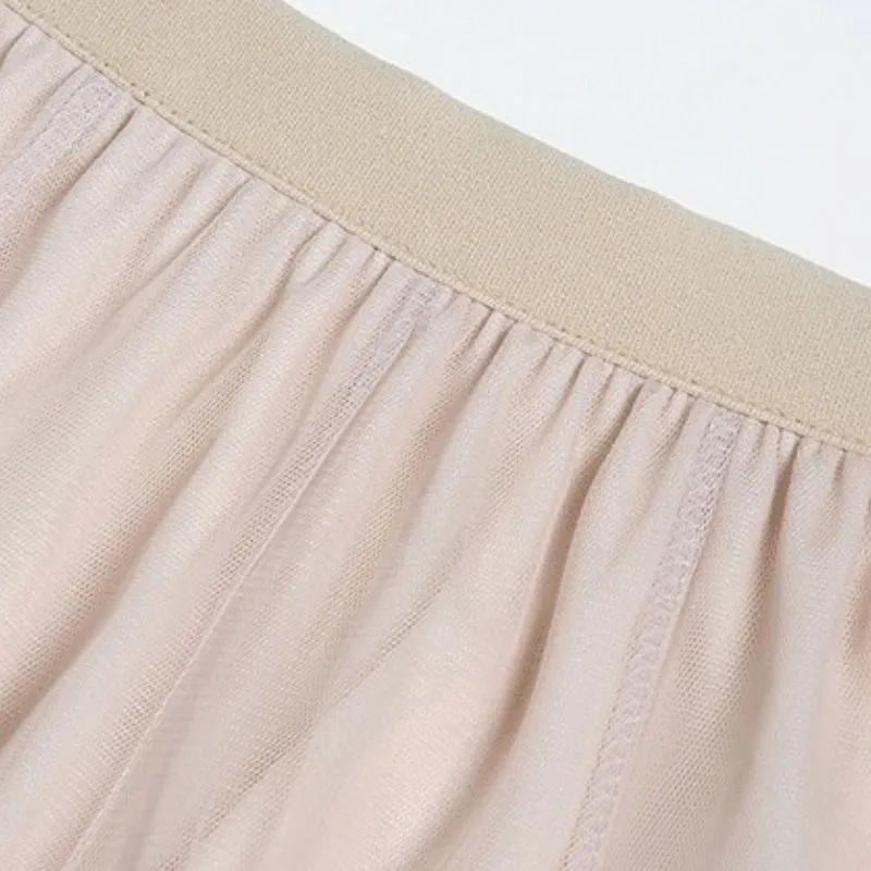 Princess Mesh Pleated Tulle Skirts