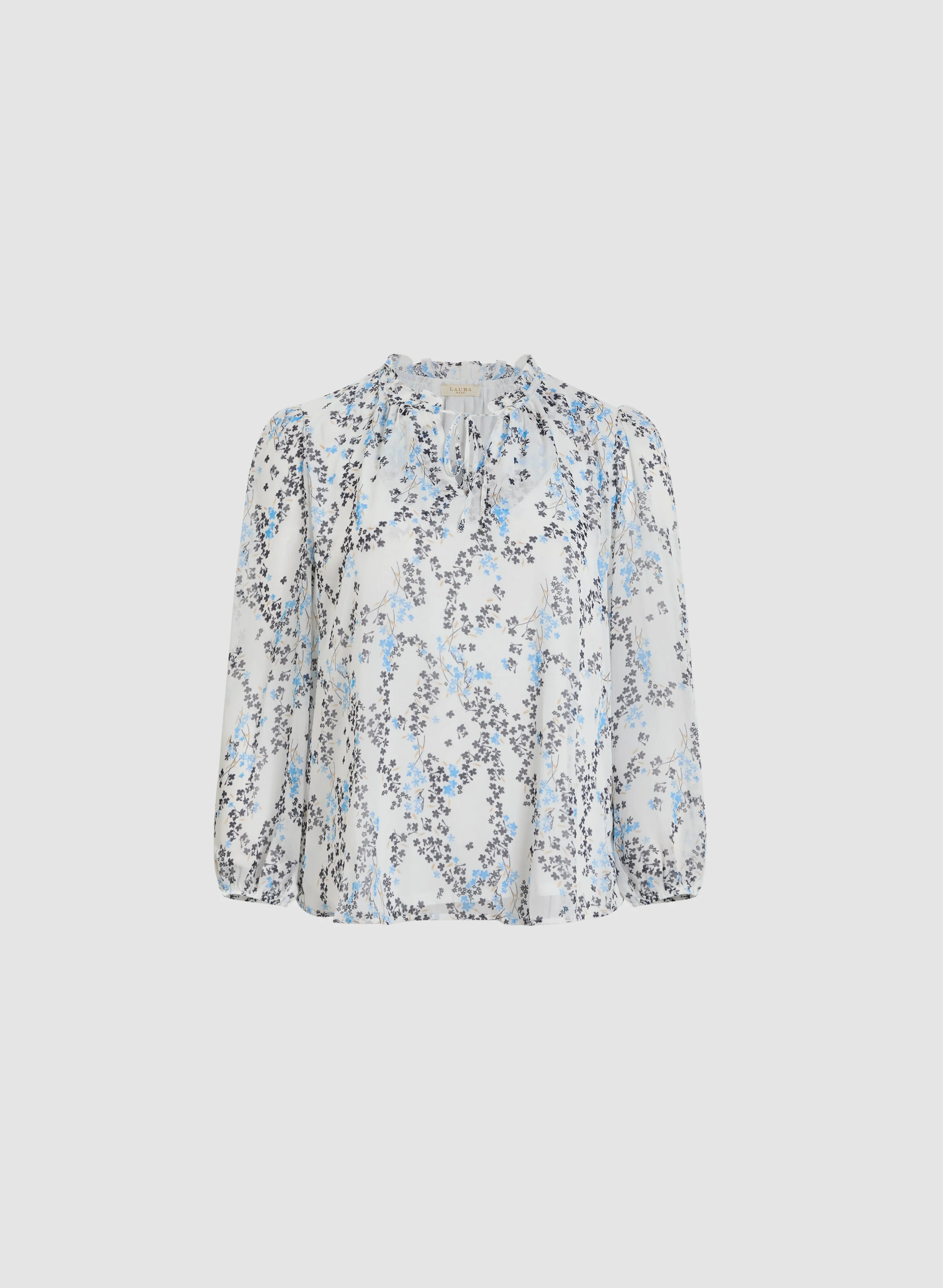 Puff Sleeve Floral Blouse