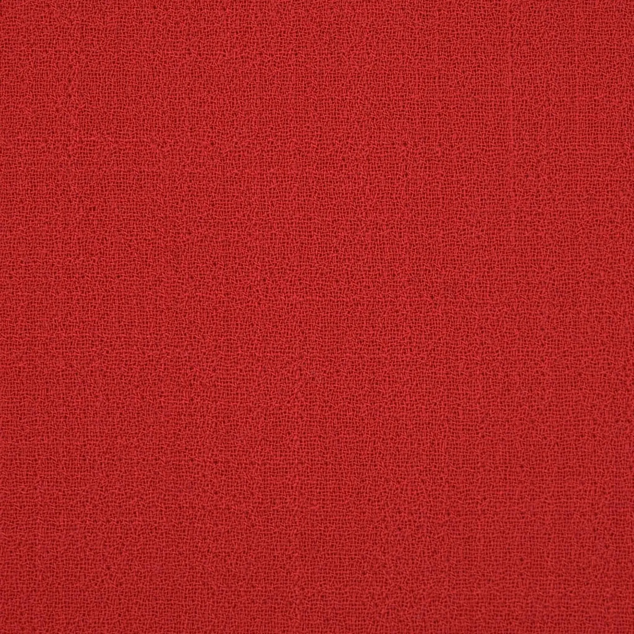 Red Double Weave Crepe Fabric 98880