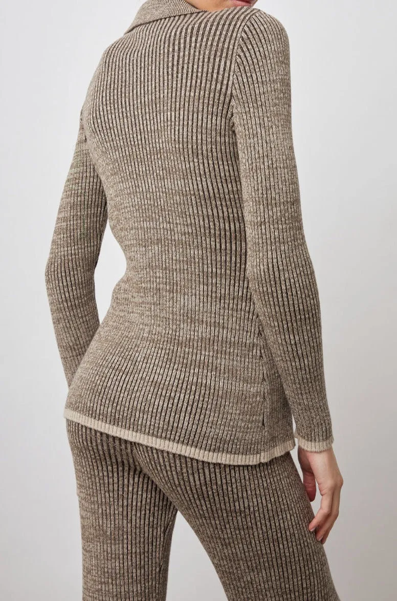 RORY SWEATER - BROWN MULTI