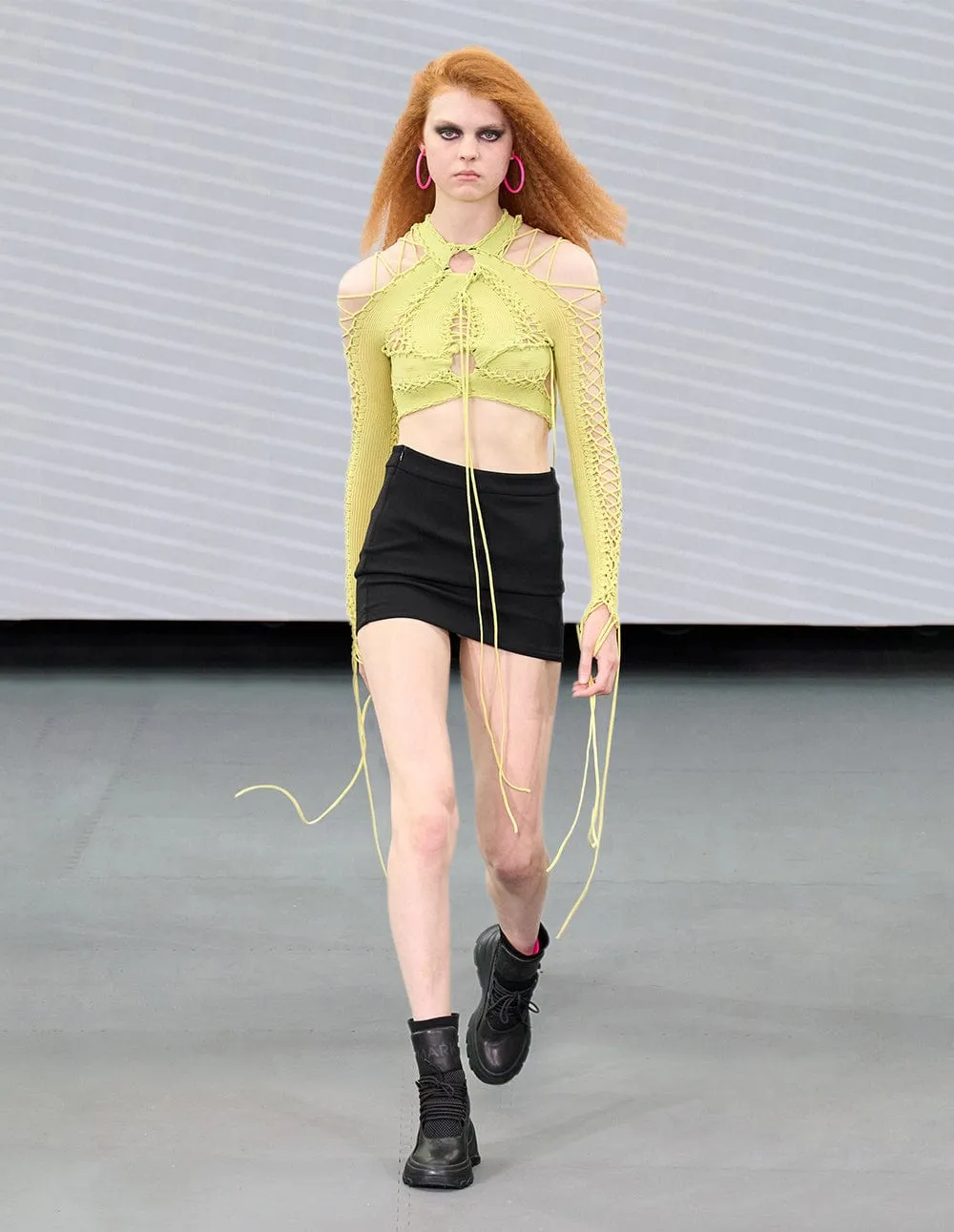 Runway Style Low Rise Skirt