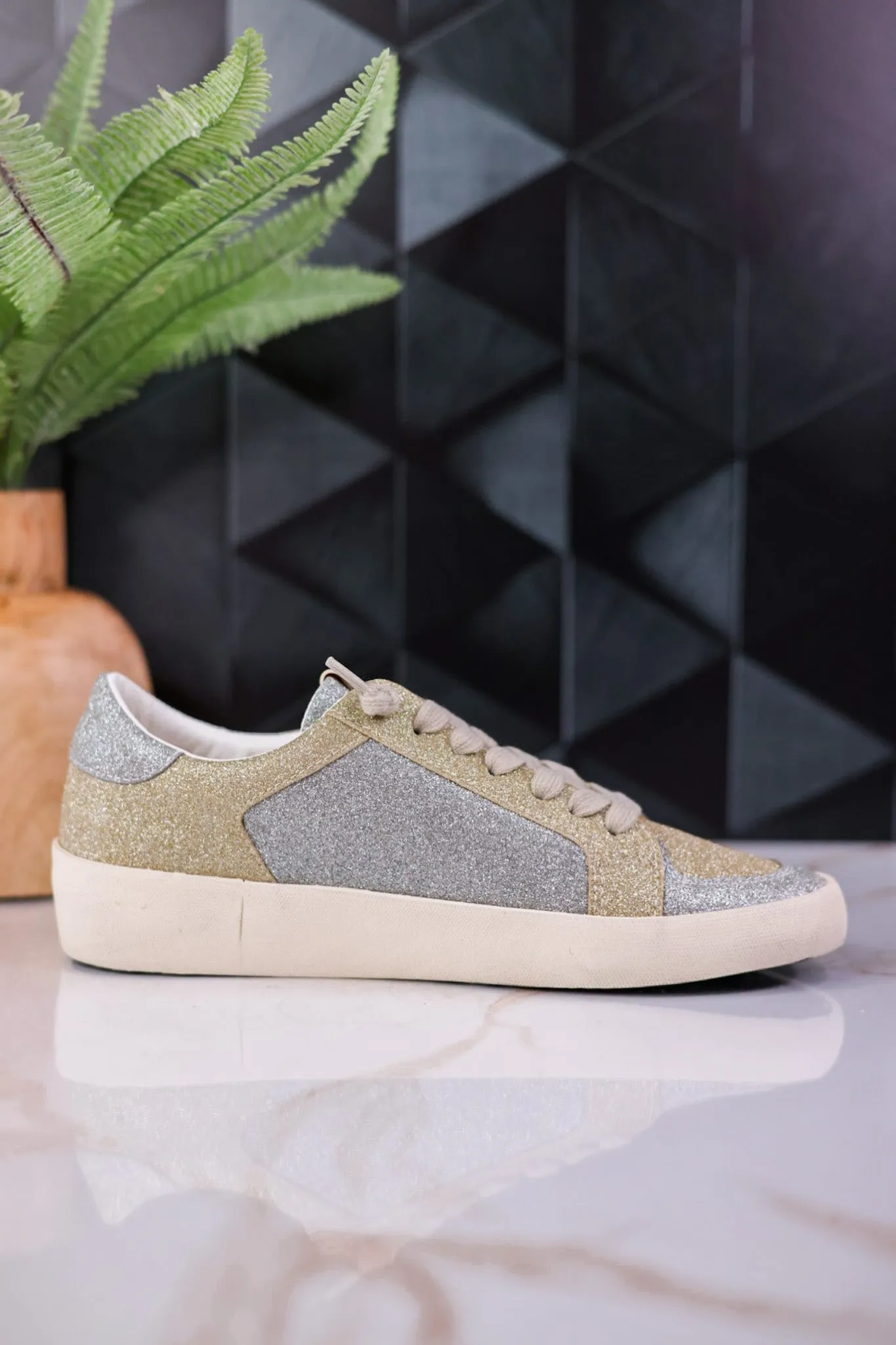 Silver & Gold Sneakers FINAL SALE