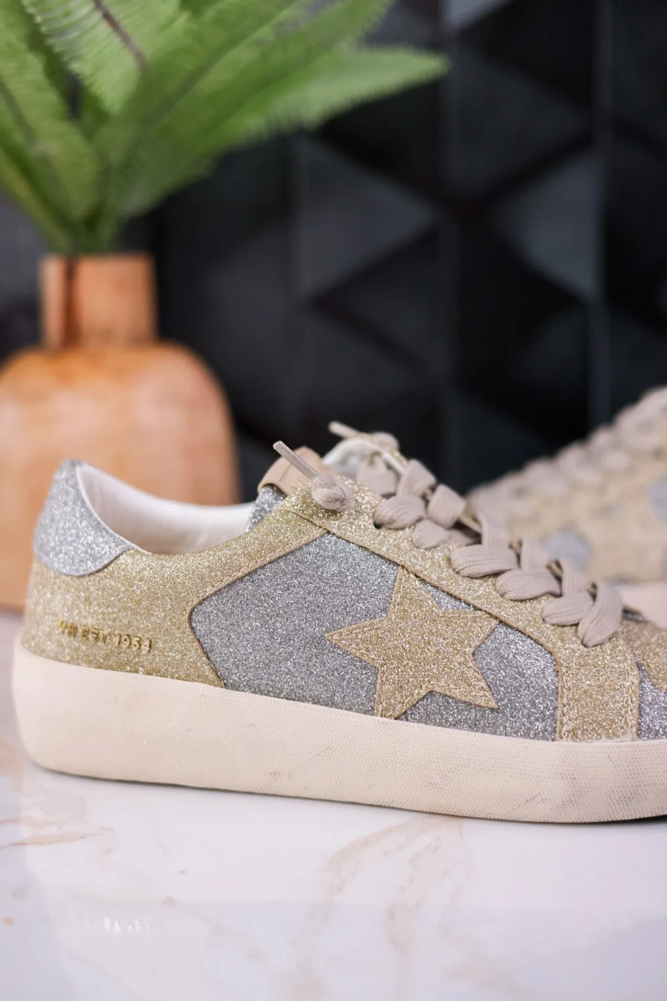 Silver & Gold Sneakers FINAL SALE