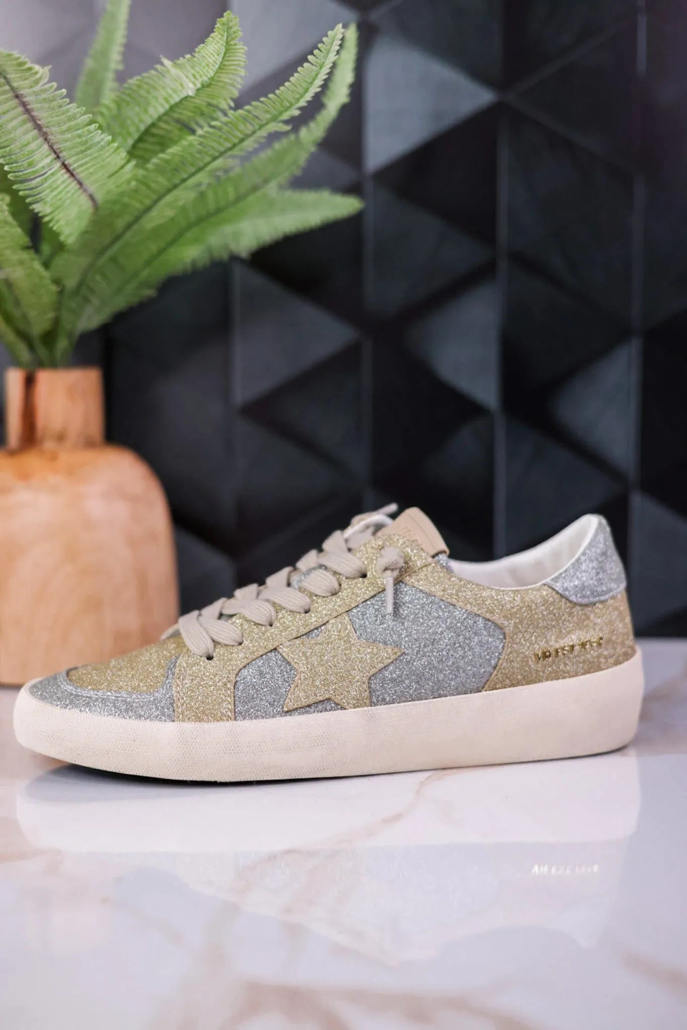 Silver & Gold Sneakers FINAL SALE