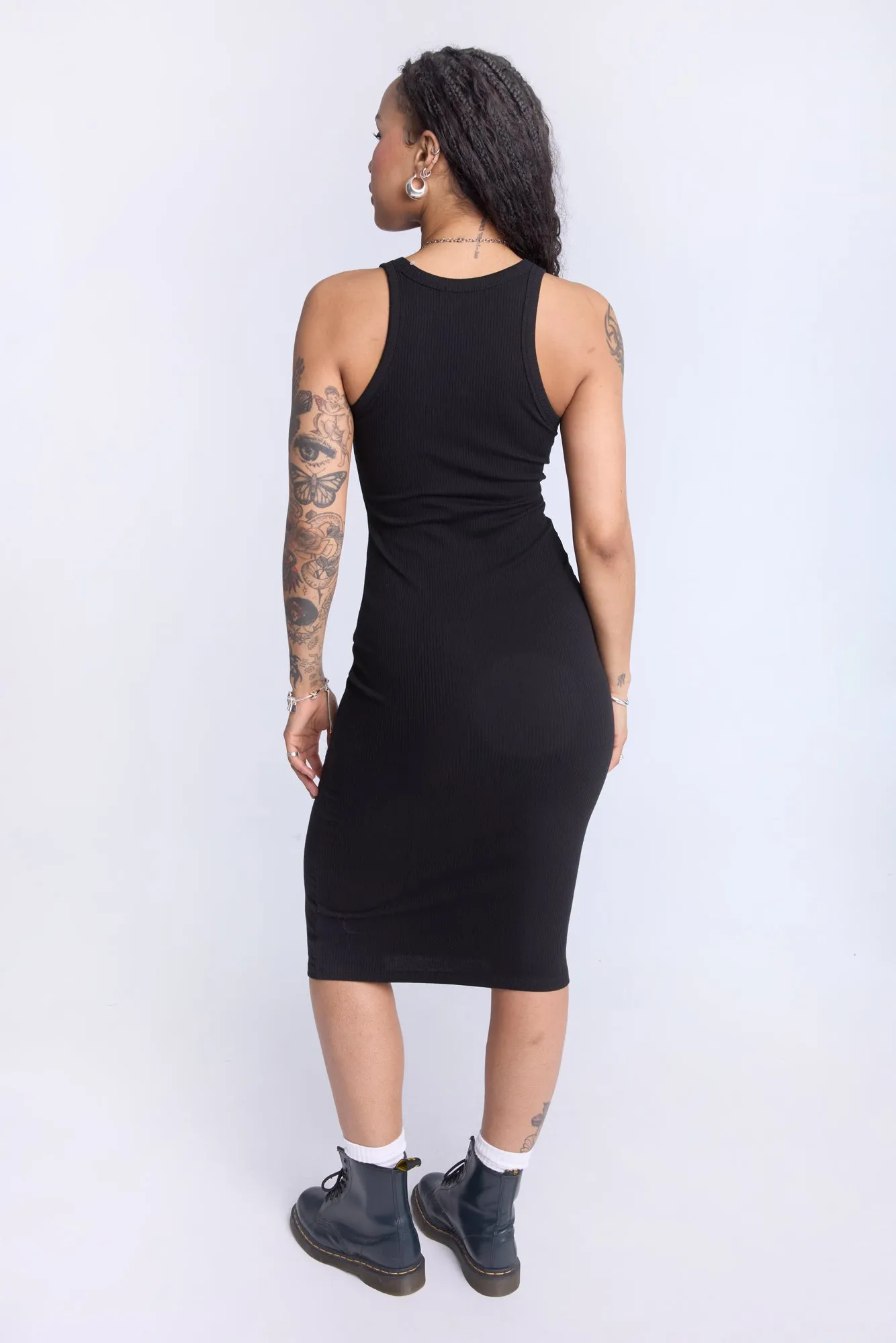 Sleeveless Midi Bodycon Dress