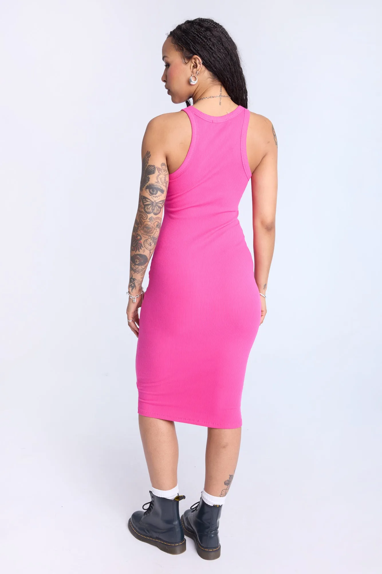 Sleeveless Midi Bodycon Dress